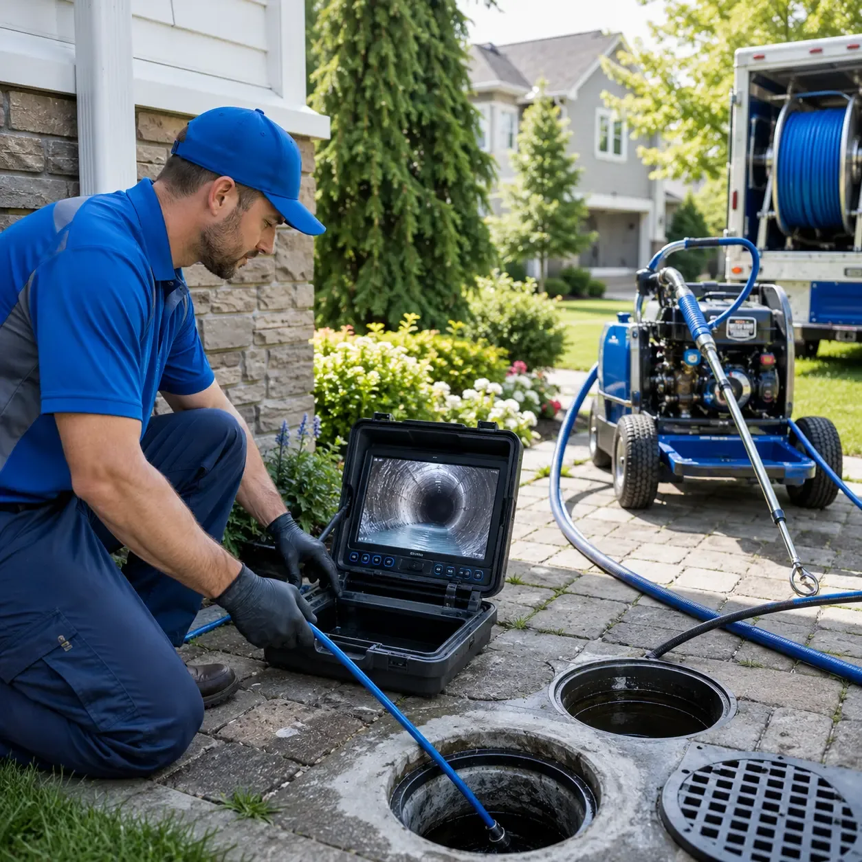 Outdoor drain cleaning professionals serving Bloomingrose, WV